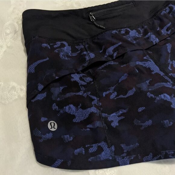 Lululemon Speed Short Mini Hounds Camo Blue Rare - Picture 9 of 9